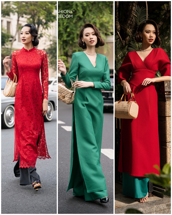 Bộ sưu tập áo dài Pride Vietnam mang đậm phong cách Retro của những khuê nữ thập niên 60