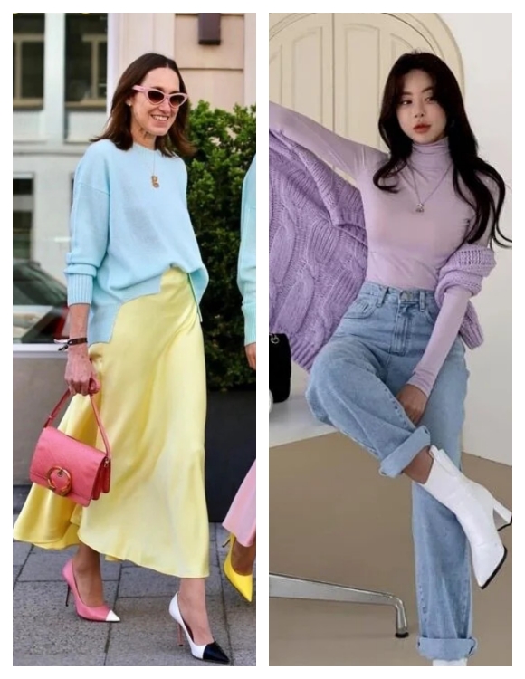 5 cách phối màu pastel điệu nghệ chẳng kém các fashionista