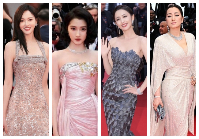 Đường Yên, Củng Lợi rực rỡ tại Cannes 2024, vài gương mặt kém tiếng làm lố trên thảm đỏ
