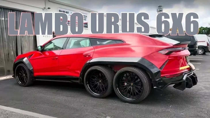 Lamborghini Urus 6 bánh độc bản toàn cầu, giá có thể gấp đôi bản đang bán ở Việt Nam1